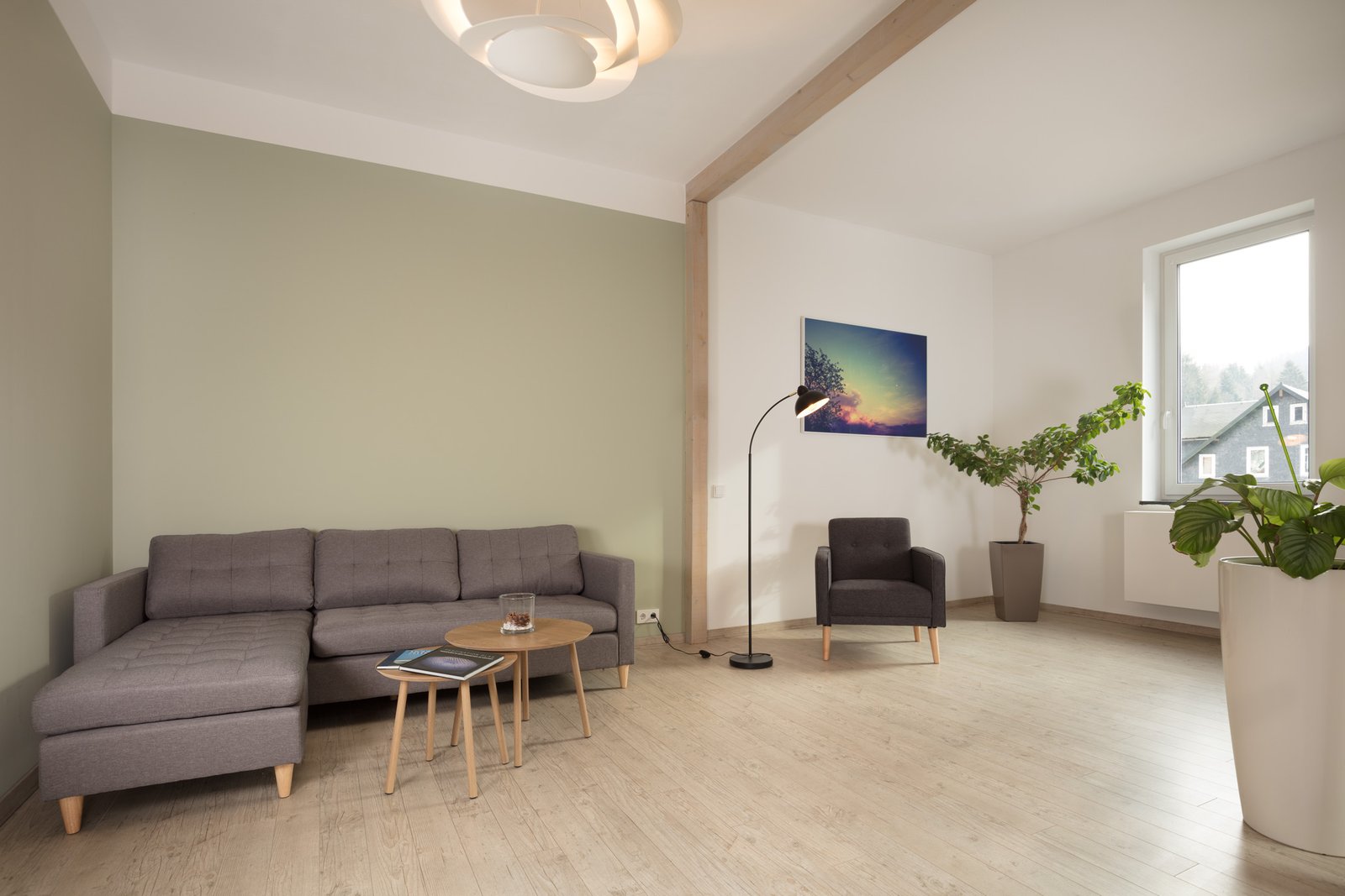 Ferienwohnung Naturzeit Wohnzimmer
